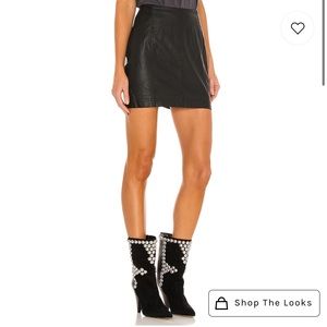 Free people Modern Femme Vegan mini skirt
